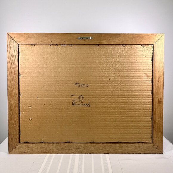 Vintage 80s Henry Weinhard’s Private Reserve Beer Mirror Bar Sign Gold Etched - Picture 2 of 9